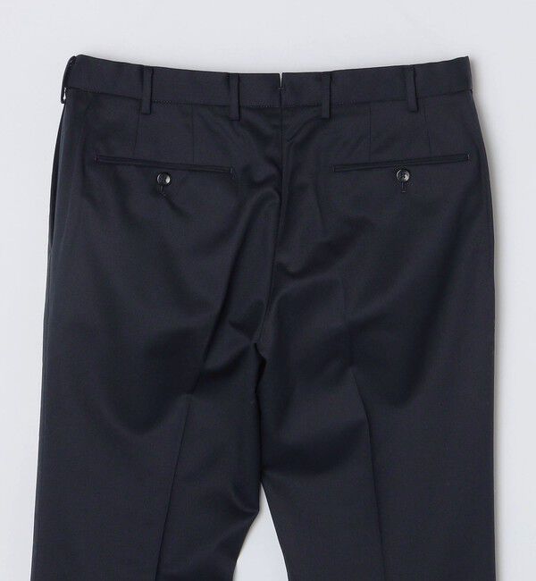 SHIPS「SHIPS:〈セットアップ対応/洗濯機可能〉ウール/ポリエステル ツイル スラックス」|スラックス|