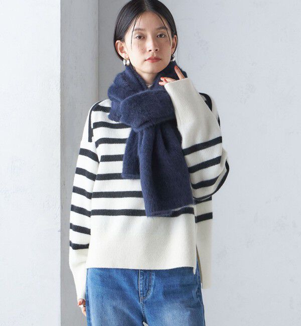 SHIPS for women「〈手洗い可能〉フォックス ニット ストール」|ストール|
