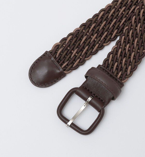 SHIPS「【SHIPS別注】 L&rsquo;AIGLON: 手編み メランジ メッシュ ベルト」|ベルト|