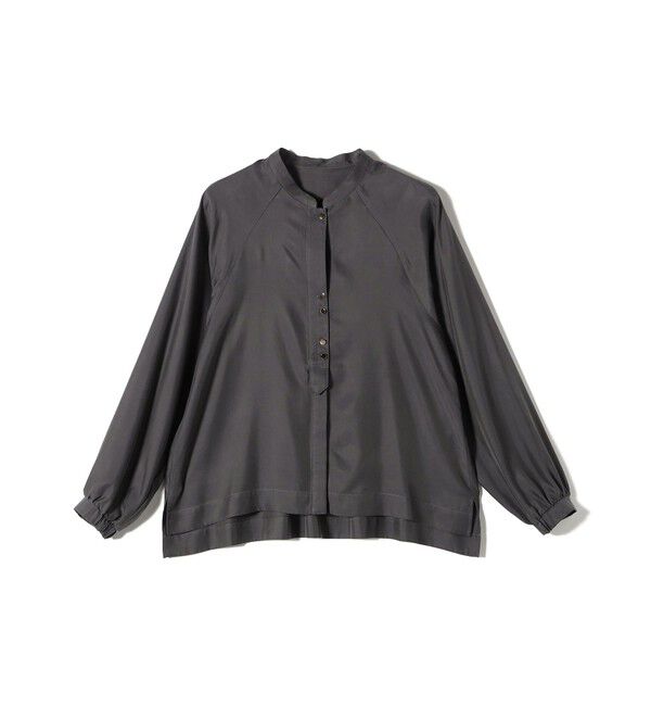 SHIPS for women「〈手洗い可能〉メタル ボタン シャンブレー ブラウス」|シャツ・ブラウス|