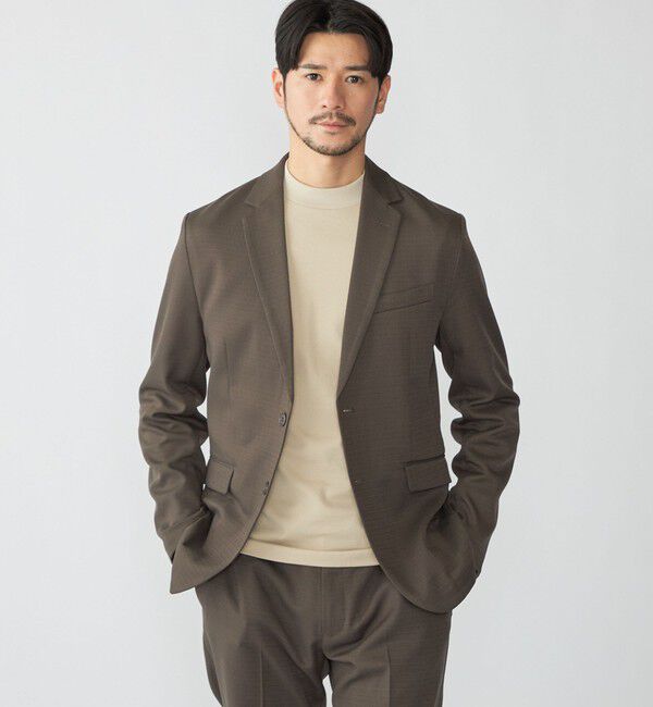 SHIPS「SHIPS:〈手洗い可能〉ホップサック テック セットアップ (ジャケット＋パンツ)」|スーツ|