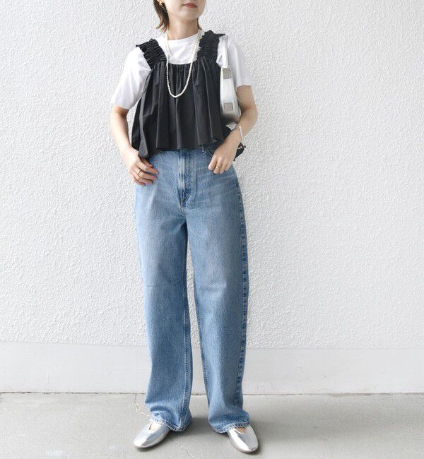 SHIPS for women「【WEB限定】〈洗濯機可能〉ショルダー フリル キャミソール」|シャツ・ブラウス|