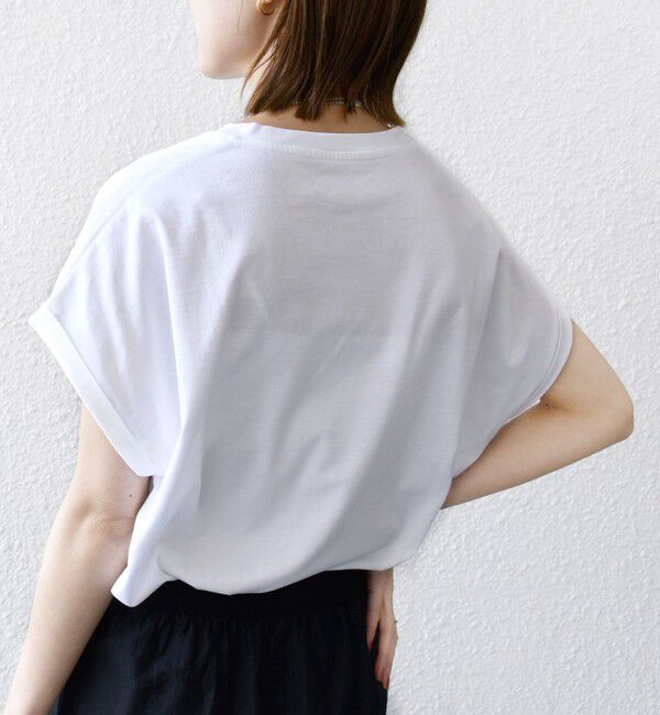 SHIPS for women「〈洗濯機可能〉プラチナ ヴェール TEE」|Tシャツ・カットソー|