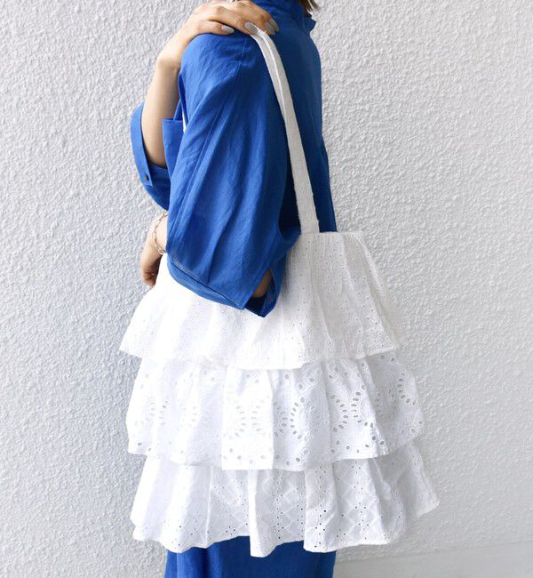 SHIPS for women「RAJAT:シフリー 刺繍 トート」|トートバッグ|