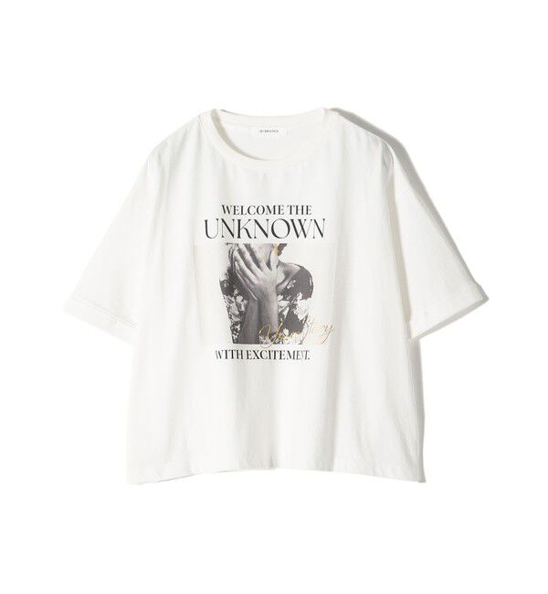 SHIPS for women「【SHIPS別注】81BRANCA:フォト ワイド TEE」|Tシャツ・カットソー|