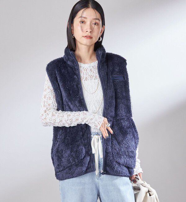 SHIPS for women「【一部WEB限定 / SHIPS別注】Champion:〈洗濯機可能〉フリース ベスト」|ベスト・ジレ|