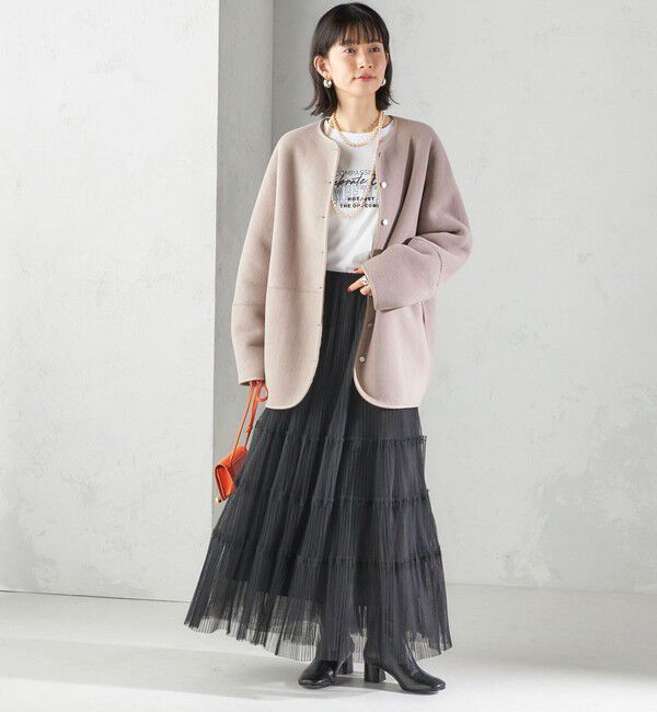 SHIPS for women「【一部WEB限定】〈手洗い可能〉NEW リバーシブル ボア ブルゾン」|ブルゾン・スタジャン|