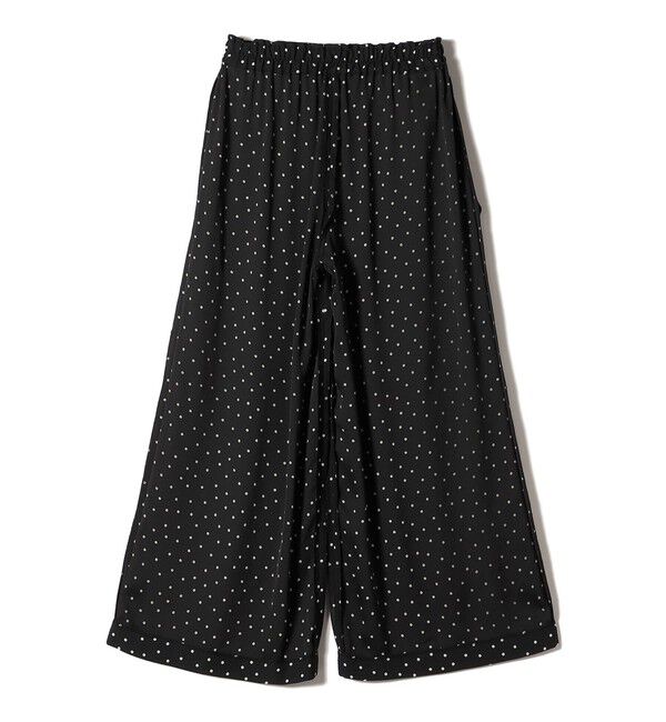SHIPS for women「〈手洗い可能〉ドット / 無地 タック ギャザー ワイド パンツ」|その他|