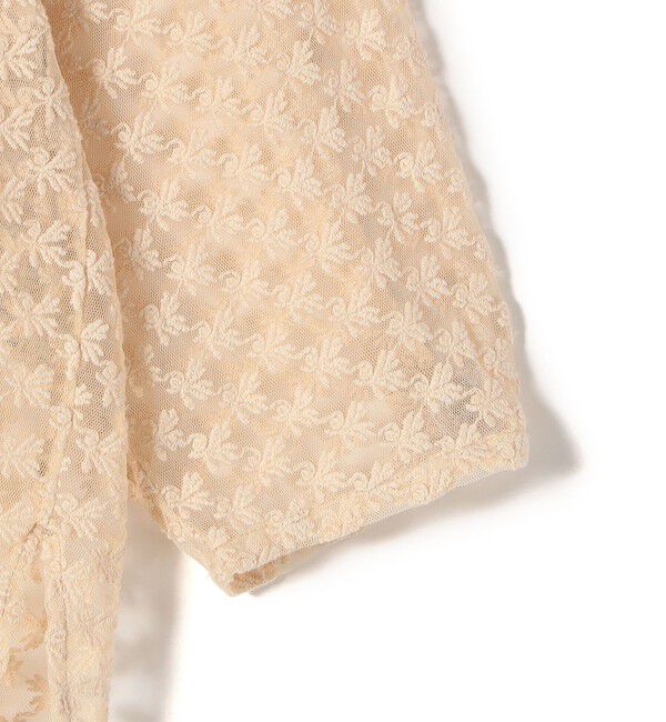 SHIPS for women「〈手洗い可能〉フラワー チュール 刺繍 シャツ」|シャツ・ブラウス|