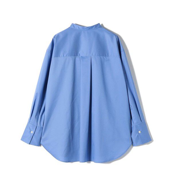 SHIPS for women「〈手洗い可能〉ソリッド フロント ヨーク スタンドカラー シャツ」|シャツ・ブラウス|