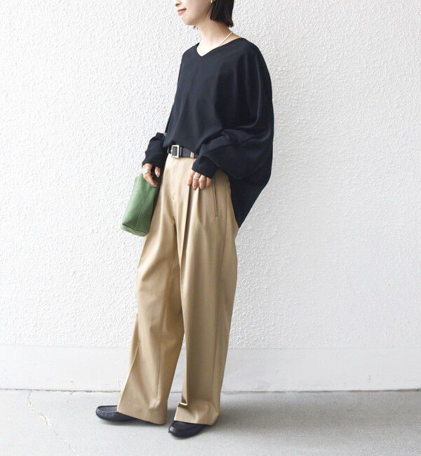 SHIPS for women「〈手洗い可能〉前後 2WAY シアー ドルマン ブラウス」|シャツ・ブラウス|