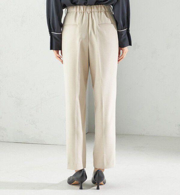 SHIPS for women「〈手洗い可能〉DELEGANT テーパード パンツ（セットアップ対応）」|スラックス|