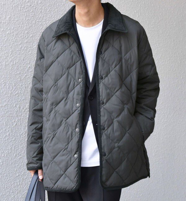 SHIPS any「【SHIPS any別注】TAION:〈手洗い可能〉ダイヤキルト ダウン ハーフコート 25AW◇」|ダウン|