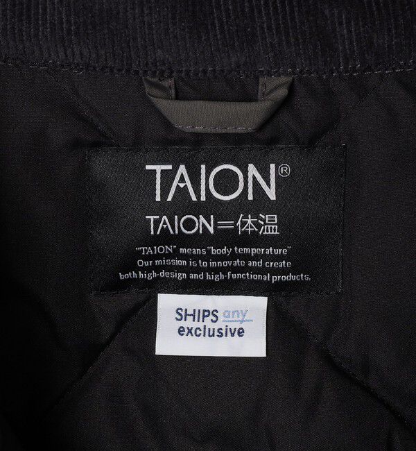 SHIPS any「【SHIPS any別注】TAION:〈手洗い可能〉ダイヤキルト ダウン ハーフコート 25AW◇」|ダウン|