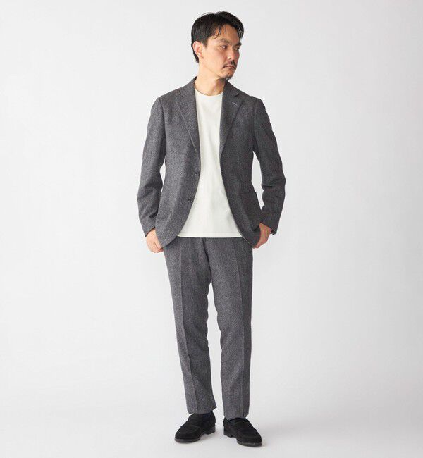 SHIPS「SHIPS:〈FUNCTION〉〈セットアップ対応〉ホームスパン スラックス」|スラックス|