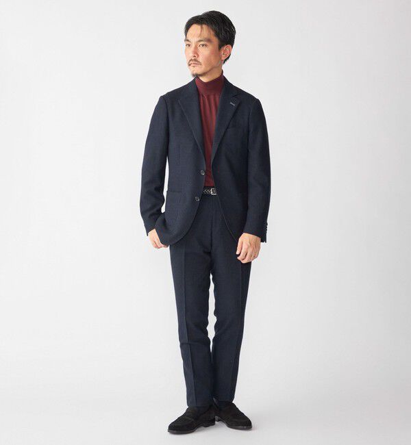 SHIPS「SHIPS:〈FUNCTION〉〈セットアップ対応〉ホームスパン スラックス」|スラックス|