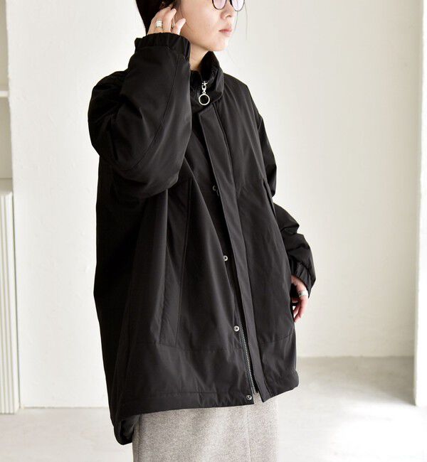 quaranciel「quaranciel:〈撥水加工〉中綿 スタンドカラー ダブル ジップ モンスター コート」|その他|