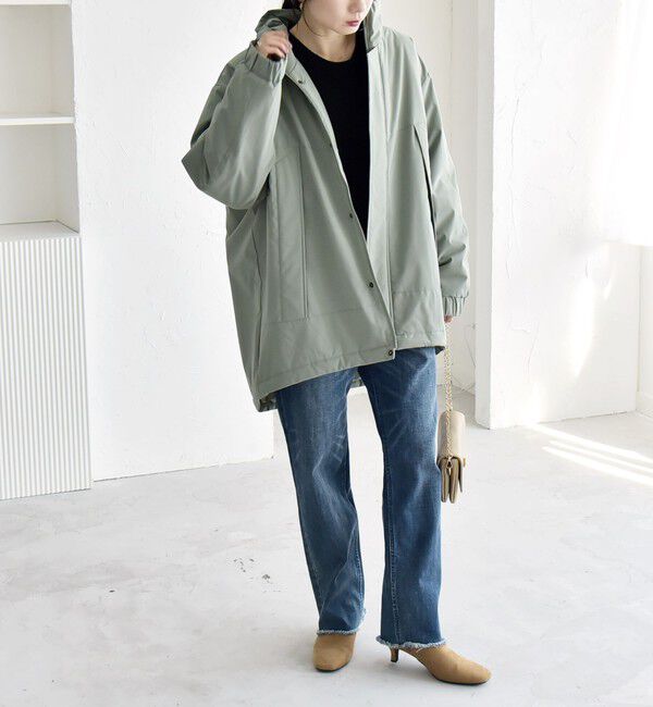 quaranciel「quaranciel:〈撥水加工〉中綿 スタンドカラー ダブル ジップ モンスター コート」|その他|