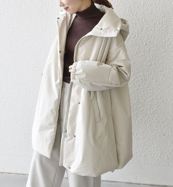 SHIPS any「SHIPS any:〈多機能〉中綿 2WAY フーディー テントライン コート」|その他|