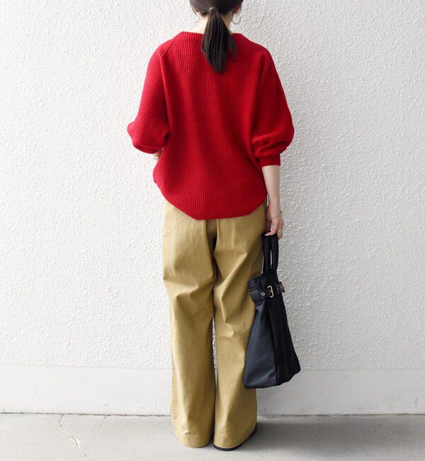 SHIPS any「SHIPS any:〈洗濯機可能〉ドロスト イージー ワイド ストレート ベイカー パンツ」|その他|