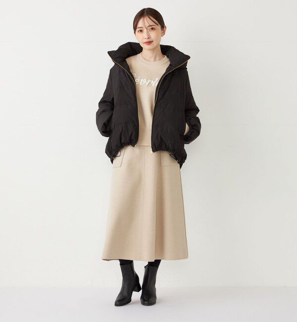 SHIPS Colors 「SHIPS Colors:〈手洗い可能〉ジャージーメルトン ポケット フレアスカート」|フレア|