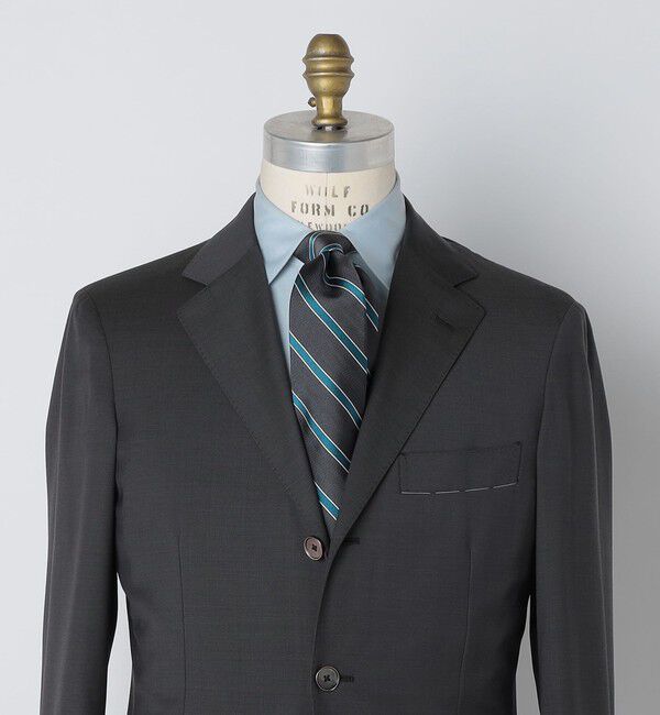 SHIPS「Stefanobigi: シルク リバース ストライプ ネクタイ」|ネクタイ・蝶ネクタイ|