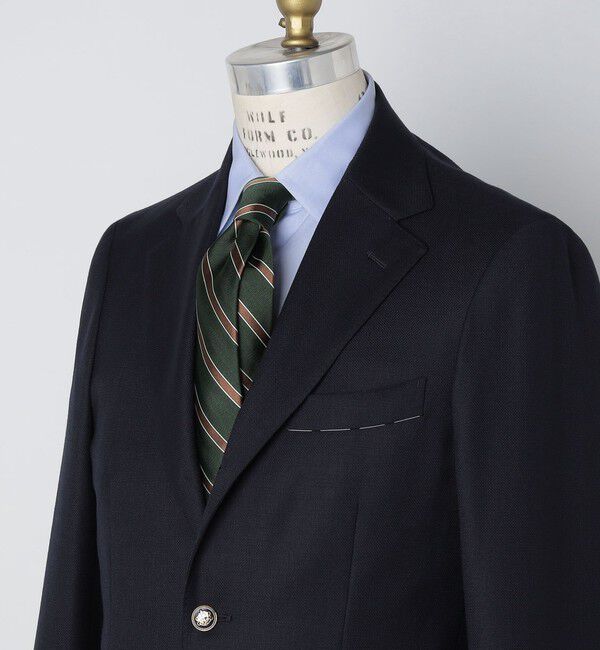 SHIPS「Stefanobigi: シルク リバース ストライプ ネクタイ」|ネクタイ・蝶ネクタイ|