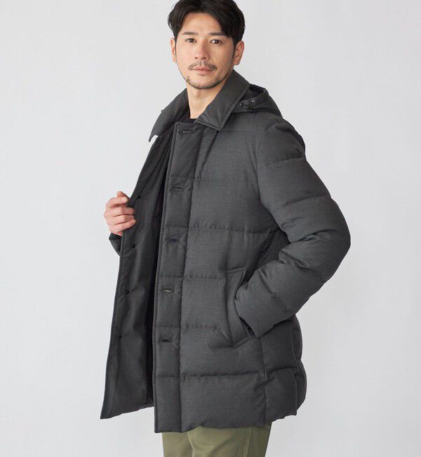 SHIPS「SHIPS: TR ダウン ピーコート」|ダウン|