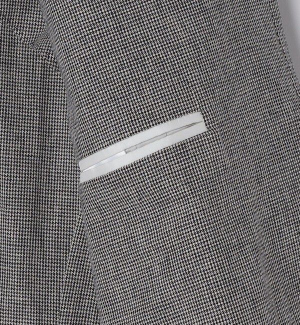 SHIPS「【SHIPS別注】Errico Formicola: リネン コットン ハウンドトゥース ジャケット」|テーラードジャケット|