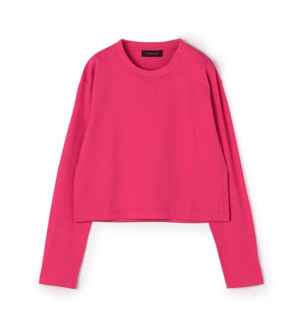 CABaN「ドライスビンコットン ロングスリーブTシャツ」|Tシャツ・カットソー|33 ピンク