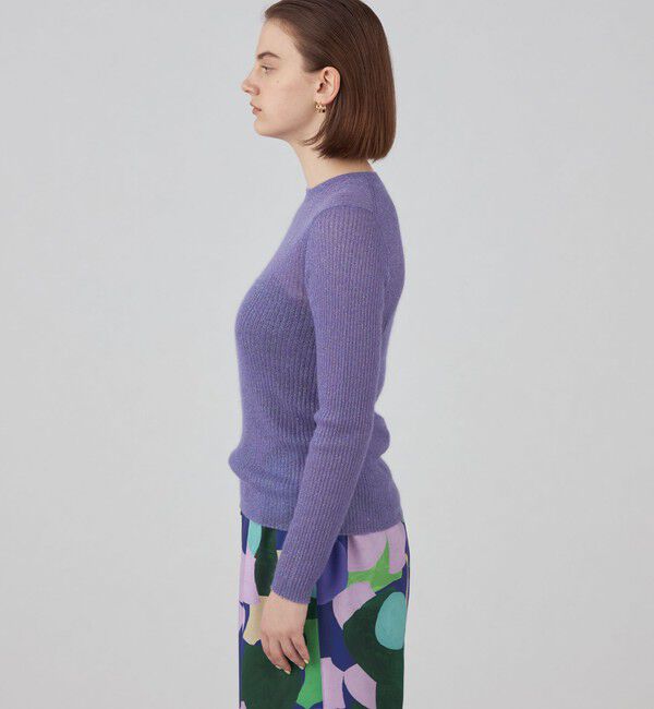 Ballsey「オーロラモヘヤ クルーネックプルオーバー」|ニット・セーター|