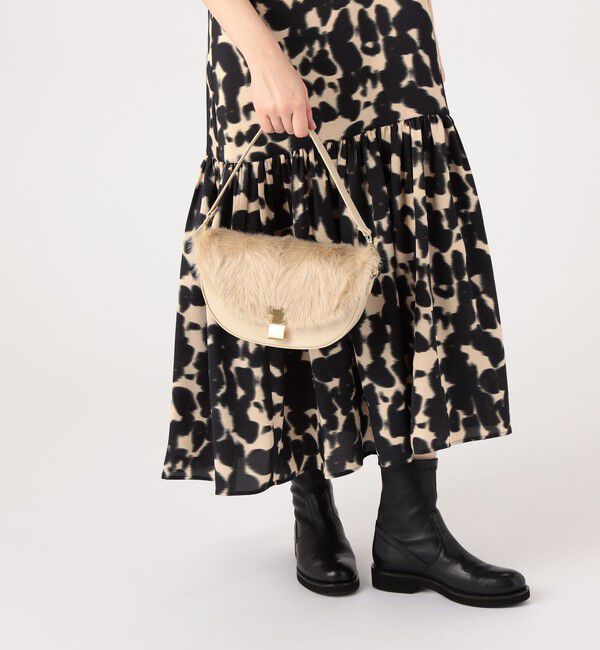 TOMORROWLAND GOODS「TOMORROWLAND フラップ フェイクファーバッグ」|ショルダー・メッセンジャー|