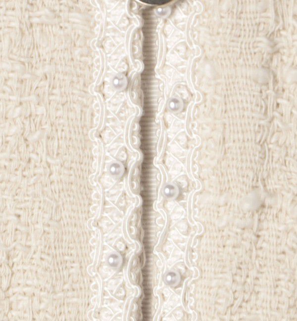 Ballsey「スラブコットンツイード Vクルージャンパースカート」|ジャンパースカート|