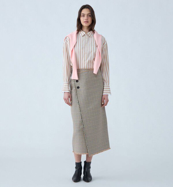 MACPHEE「コットンブロード レギュラーカラーシャツ」|シャツ・ブラウス|