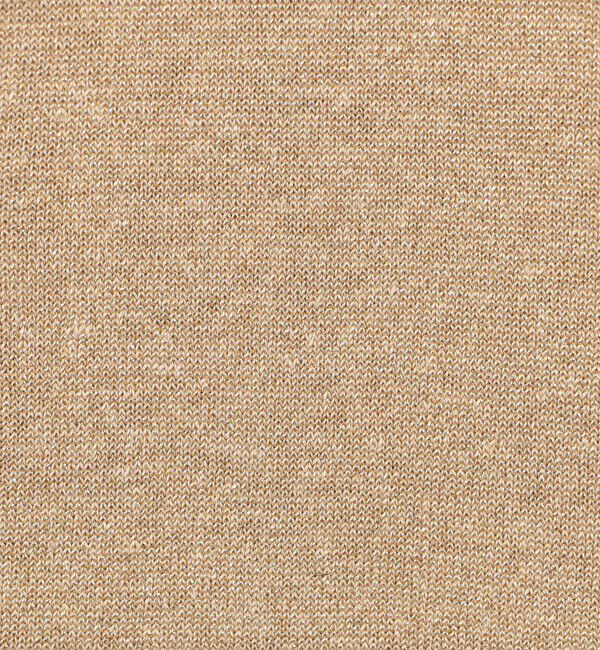 MACPHEE「プレーンリネン クルーネックカーディガン」|カーディガン|