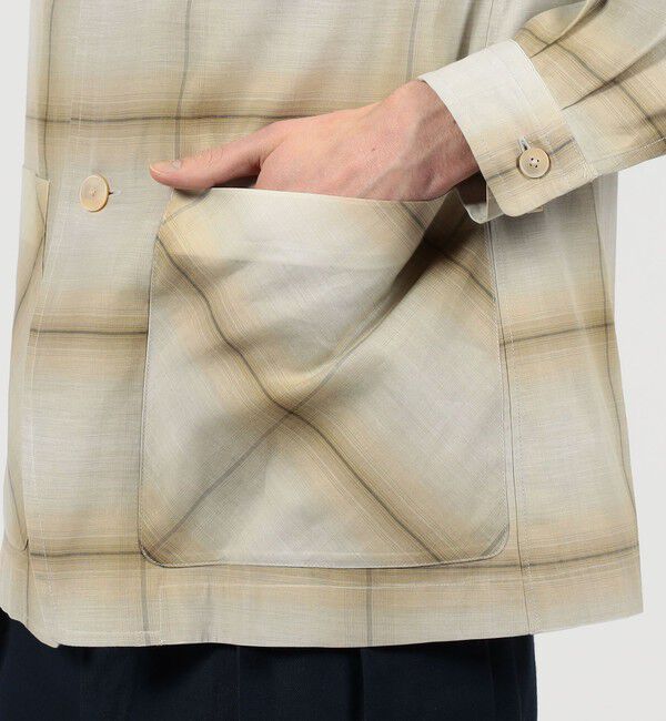 TOMORROWLAND MENS「【別注】PENDLETON コットンシルク トップスタージャケット」|テーラードジャケット|