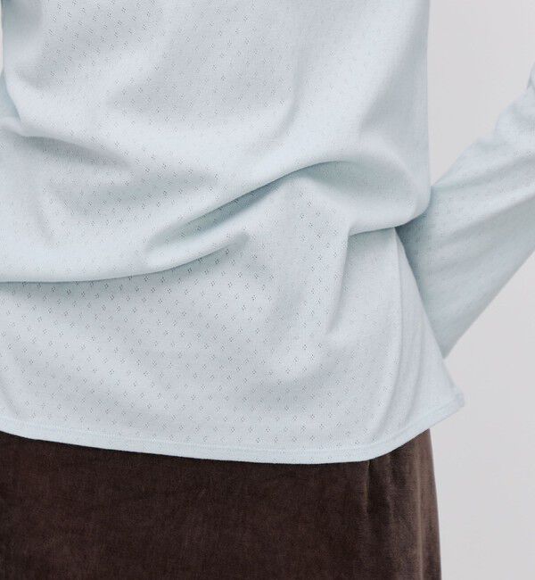 BACCA「ハイツイストレース コットンロングプルオーバー」|Tシャツ・カットソー|