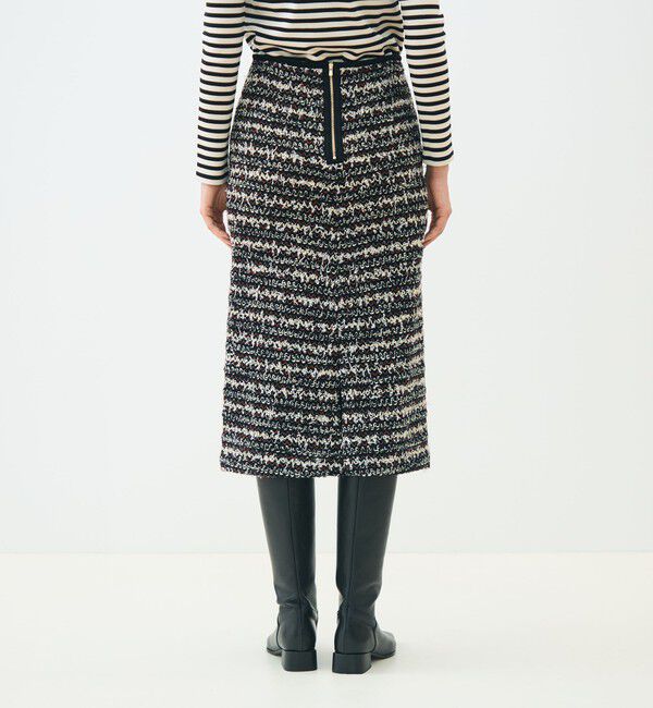 TOMORROWLAND collection「ファンシートリコット タイトストレートスカート」|タイト|