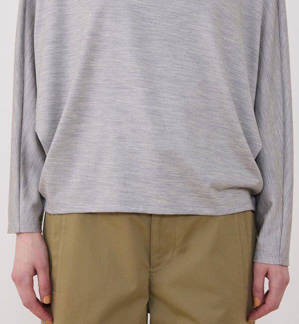 GALERIE VIE「ウォッシャブルウールジャージー ドルマンスリーブプルオーバー」|Tシャツ・カットソー|