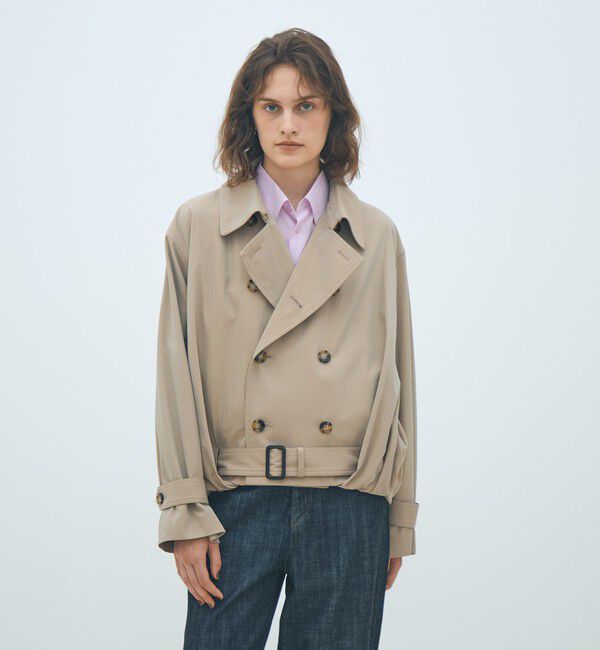 MACPHEE「コットンナイロンシャンブレー ブルゾン」|ブルゾン・スタジャン|