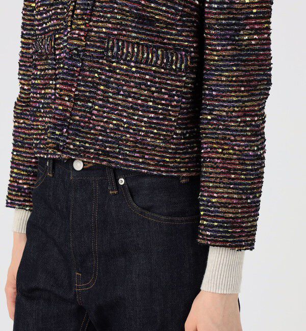 Ballsey「フリンジヤーンツイード 4ポケットジャケット」|ノーカラージャケット|