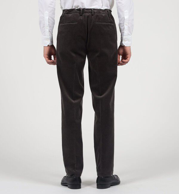 TOMORROWLAND MENS「コットンウールコーデュロイ 1プリーツ イージースラックス」|スラックス|