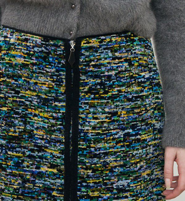 DES PRES「モザイクモール ダブルジップ タイトスカート」|スカート|