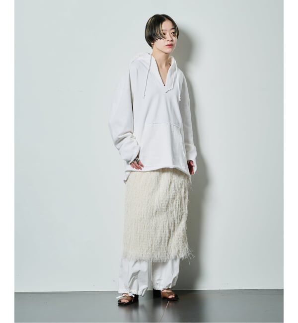  「TOGA PULLA FRINGE SKIRT TP261-FG233：スカート」|スカート|