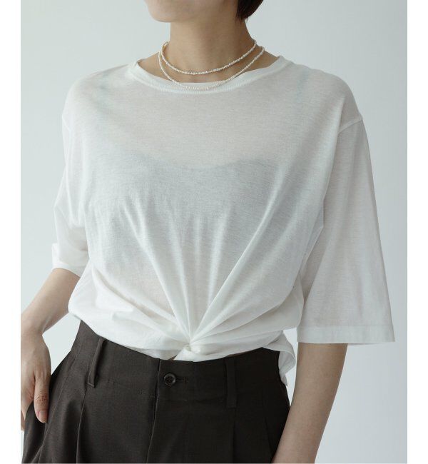 EMILYWEEK「セカンドスキン ハーフスリーブプルオーバー」|Tシャツ・カットソー|