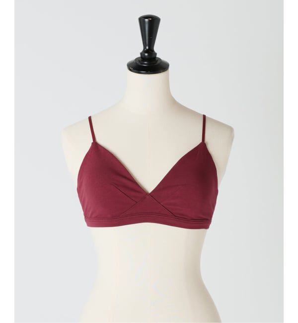 EMILYWEEK「【RESET】オーガニックコットン混 ブラ（ベージュ、ボルドー）」|インナー|