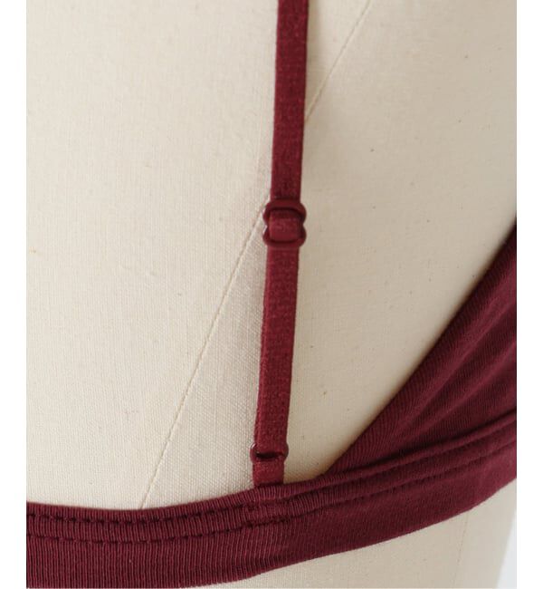 EMILYWEEK「【RESET】オーガニックコットン混 ブラ（ベージュ、ボルドー）」|インナー|