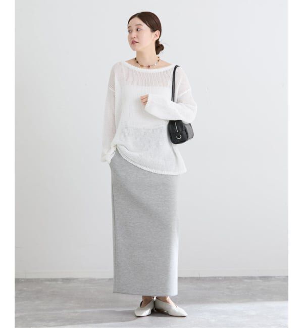 IENA「《セットアップ対応》ダンボールニットスカート」|スカート|