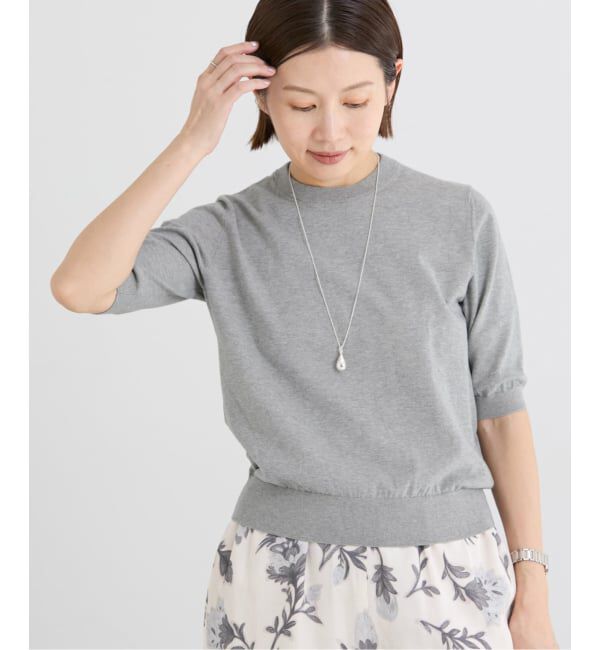 IENA「《アンサンブル対応/新色あり/追加2》PARIGI プルオーバー」|ニット・セーター|グレーB