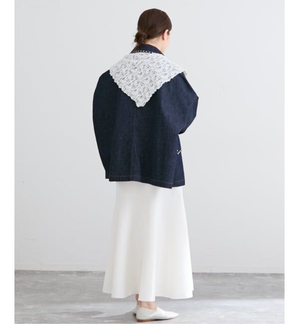 IENA「Flowerストレッチレース スカーフ」|バンダナ・スカーフ|